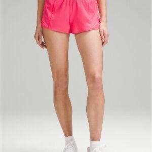 Lululemon Hotty Hot High-Rise Lined Short 2.5” - Color:Lip Gloss - Size 6 - Used